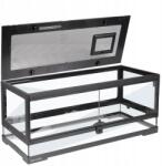 Terrario Strapabíró Üveg Terrárium 75x30x30 Elegáns Vízálló Biztonságos (TR TERRARIUM SANT 20)
