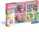Clementoni Căsuța de păpuși Gabi 4-în-1 Supercolor puzzle - Clementoni (21752) Puzzle