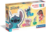 Clementoni Stitch 4 în 1 Supercolor puzzle cu forme - Clementoni (20595) Puzzle