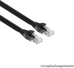 S-Link Kábel - SL-CAT602BK (UTP patch kábel, CAT6, fekete, 2m) (37550)