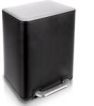 Orion Coș de gunoi cu pedală din inox, negru, 6 l Cos de gunoi