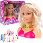 click4TOYS Hajformázó Szett Smink Fej Baba Gyerek Nyaklánc (4607)