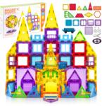MalPlay Mágneses Építőkockák 3D Oktató Puzzle 106 Db-os Gyerekeknek (107917)