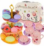 click4TOYS Tea Patera Gyerekeknek Nagy Kávé Keksz Cukrász Szett (9688)