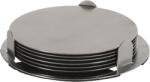 Excellent Houseware Set 6 suporti cani si pahare EH inox, 8.5 cm