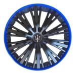 AVEX Set 4 capace roti VELAR Pulse Blue, design Sport cu accente albastre, ABS rezistent, Universal, pentru jante R15 (AVX-T290923-3) - edanco