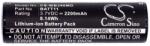 Cameron Sino Li-Ion akku 3.7V/2200mAh, Riester 10691 kompatibilis (CS-WB340MD)