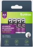 Uniross Rechargeable ceruza akkumulátor (AA) 1500mAh USB-C 1.5V li-ion 4 db (U322057)