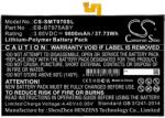 Cameron Sino Samsung Tab S7 Plus WIFI 5G CAMERON SINO Li-Polymer akku 3.85V/9800mAh, Samsung EB-BT975ABY kompatibilis (CS-SMT970SL)
