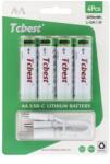 Tcbest Újratölthető R6 ceruza akku (AA) 1100mah 4db