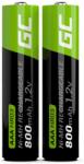 Green Cell Rechargeable HR03 mikro ceruza akku (AAA) 800mAh 2db