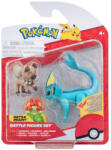 Jazwares Pokemon - Set 3 Figurine De Actiune, Rockruff, Bellossom, Vaporeon, 3 Buc - Jazwares (pkw3048) Figurina