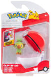 Jazwares Pokemon - Figurina Deluxe De Actiune, Grookey + Poke Ball - Jazwares (pkw4157) Figurina