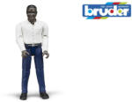 BRUDER Figurina Barbat Cu Pantaloni Albastru Inchis - Bruder (br60004) Figurina