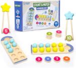 Educational Insights Joc Din Lemn - Numara Si Potriveste - Educational Insights (ei-1406)