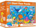 Galt Puzzle Podea: Numaram Animalute Marine (30 Piese) - Galt (1005371)
