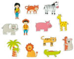 Andreu Toys Jucarie Set 12 Figurine Din Lemn, Jungla - Andreu Toys (ant16486)