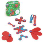 Clixo Clixo® Joc Magnetic De Construit - Itsy Flamingo & Turcoaz (18 Piese) - Clixo (cl-itsy-ft-1) Jucarii de constructii magnetice