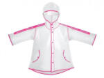Perletti Pelerina Tip Poncho Semitransparent Cu Margini Roz Pentru Fetite - Perletti (pe15564)