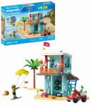 Playmobil Jucarie De Rol Turnul Salvamarului Si Vehicul De Plaja - Playmobil My Life (pm71903)