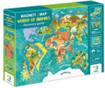 DoDo Puzzle Magnetic - Lumea Animalelor (36 Piese) - Dodo (do200267) Jucarii de constructii magnetice