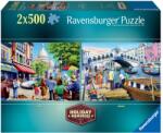 Ravensburger Puzzle Amintiri Din Vacanta 2x500 Piese - Ravensburger (rvspa01272) Puzzle