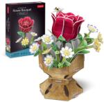 CubicFun BUCHET DE FLORI 3D TRANDAFIR 120 PIESE - CUBIC FUN (CUW3301h)