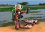 Playmobil Figurina Cercetator Cu Aligator - Playmobil Figures (pm71168)