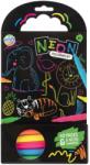 Moxy Carte De Colorat Cu Carioci Neon - Animalute - Moxy (150137-1)