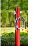  Fém álló kerti kút Totem 407, korallvörös (CT00407R)