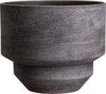 Bergs Potter Ghiveci Hoff jos 30 cm, gri (HOG30P)