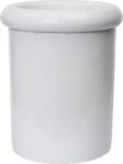 ferm LIVING Ghiveci cu farfurie Rollo 36 cm alb (1104270648)