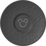 Villeroy & Boch Farfurioară pentru ceașcă de cafea Manufacture Rock Mickey Mouse, negru (10-4719-1310)