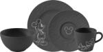 Villeroy & Boch Set pentru mic dejun Manufacture Rock Mickey Mouse, negru, 4 piese (10-4719-8704) Serviciu de masa