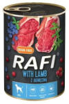 RAFI pástétom bárány, vörös- és kék áfonyával kutyakonzerv 6x800g