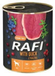 RAFI pástétom kacsa, vörös- és kék áfonyával kutyakonzerv 6x800g