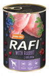 RAFI pástétom nyúl, vörös- és kék áfonyával kutyakonzerv 6x400g