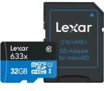 Lexar microSDHC 633x 32GB UHS-I/A1/V10/U1 LMSBLPL032G-BNANG