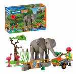 Playmobil Promo Pack Ingrijitor Zoo Cu Elefant - Playmobil (pm72068)