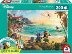 Schmidt Spiele Puzzle Schmidt Spiele Lilo si Stitch 200 piese +8 ani (56557) Puzzle