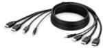 Linksys Belkin F1DN2CCBL-HH6T KVM kábel Fekete 1, 8 M (F1DN2CCBL-HH6T)