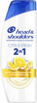Head & Shoulders Шампоан и балсам за коса 2 в 1 Citrus Fresh, 330 ml