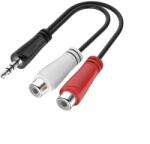 Hama 00200350 audio kábel 0, 15 M 3.5mm RCA Fekete (00200350)