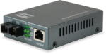 LevelOne Media Convertor LevelOne FVT-1101, 100MB, lungime de unda 1310nm, interfata SC, port LAN RJ-45, Gri (FVT-1101)