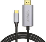 SAVIO USB kábel USB 3.2 Gen 2 (3.1 Gen 2) 2 M USB C USB-C/HDMI (SAVKABELCL-199)