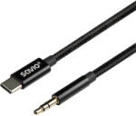SAVIO CL-187 audio kábel 1 M Fekete (SAVKABELCL-187)