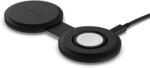 Satechi Incarcator Wireless Satechi ST-QTG21K 2 in 1 pliabil Qi2, pentru dispozitivele Apple, Magsafe, Statie de incarcare pentru Iphone, AppleWatch, AirPods, Samsung, OnePlus, Negru (ST-QTG21K)