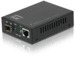 LevelOne Media convertor LevelOne GVT-2000, SFP, RJ-45, rata transfer 1000 Mbps, Negru (GVT-2000)
