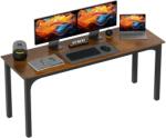 HomCom Masa de birou, masa de calculator, design rustic, spațiu generos, placaj, maro | Aosom Romania (920-096V80RB)
