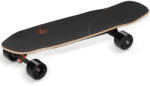 Exway Skateboard Electric Exway Ripple Hub, 99Wh, putere 672 W, viteza maxima 25 km/h, autonomie 25 km, roti de 75 mm, iluminare RGB, greutate maxima 120Kg, telecomanda, Negru (EB-R1H99WhB)